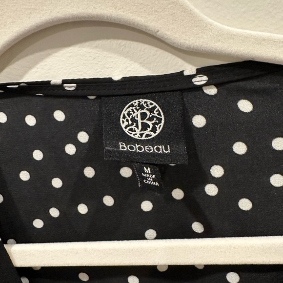 Black and white polka dot top - Picture 2 of 2